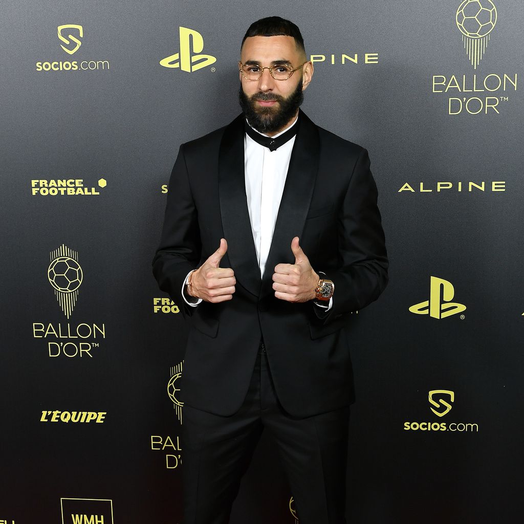 Karim Benzema bei der Ballon-d'Or-Verleihung 2022