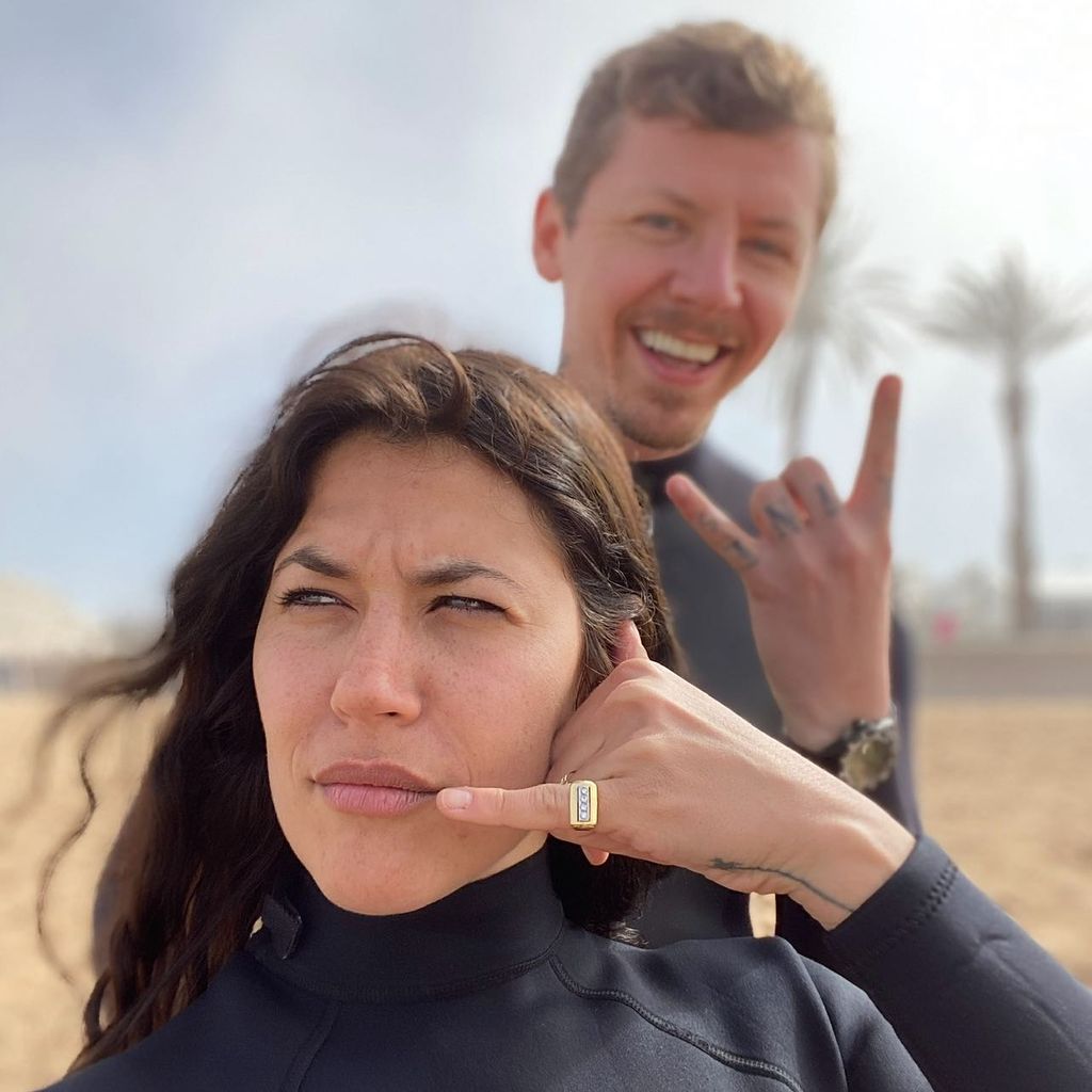 Karima McAdams und Professor Green