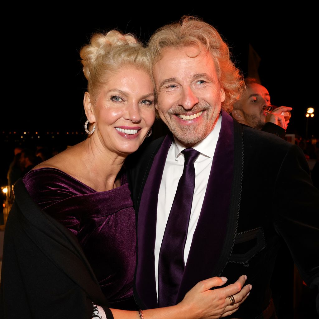Karina Mroß und Thomas Gottschalk beim Deutschen Fernsehpreis in Köln, September 2021