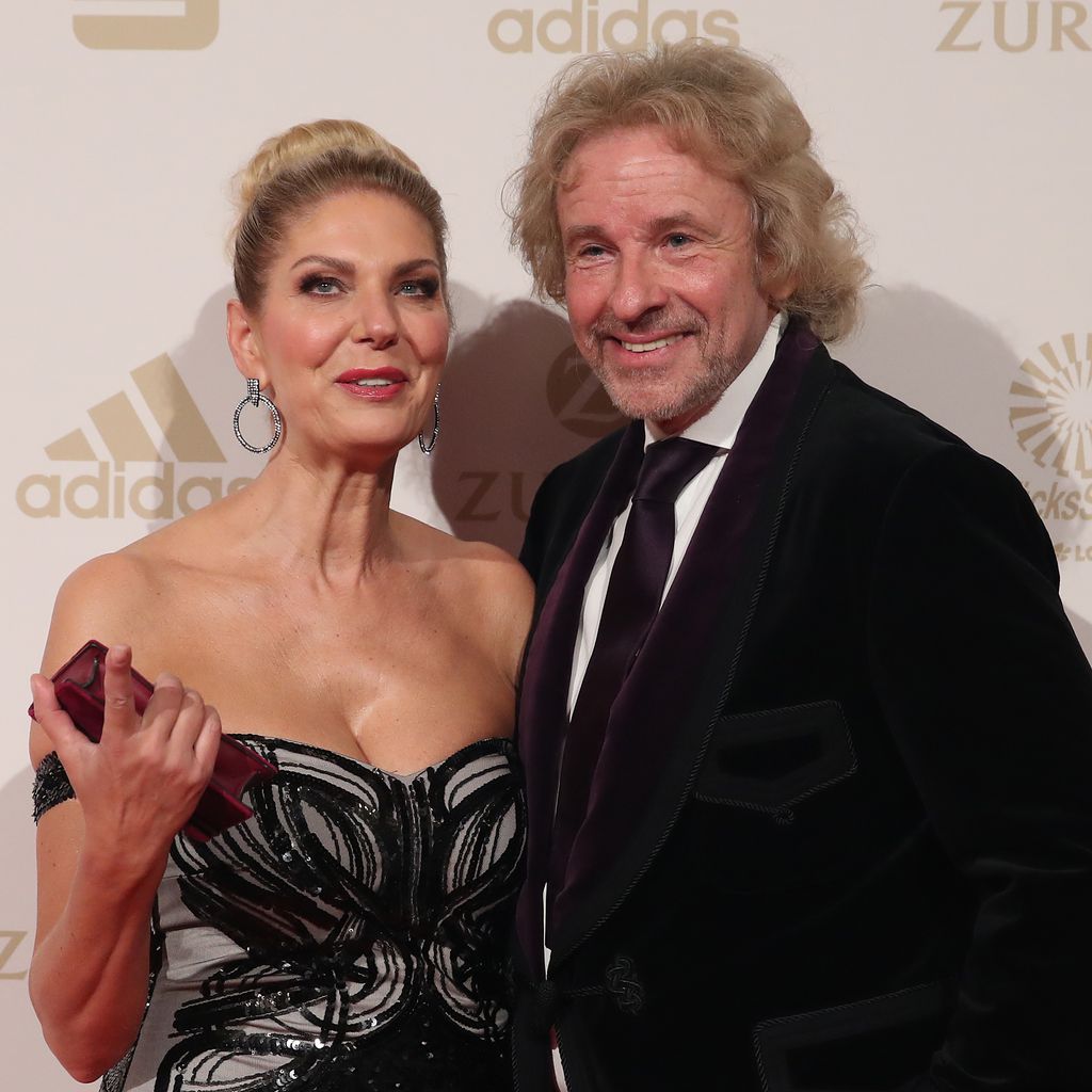 Karina Mroß und Thomas Gottschalk bei der Sportler des Jahres Gala, 2019