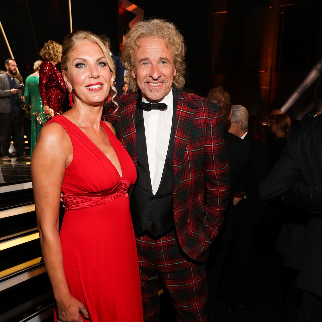 Karina Mroß und Thomas Gottschalk