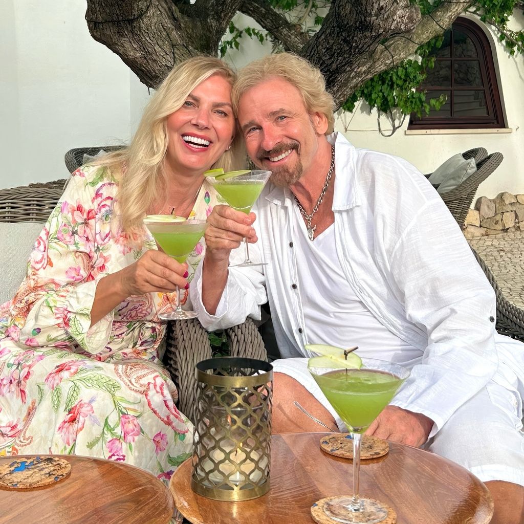 Karina Mroß und Thomas Gottschalk