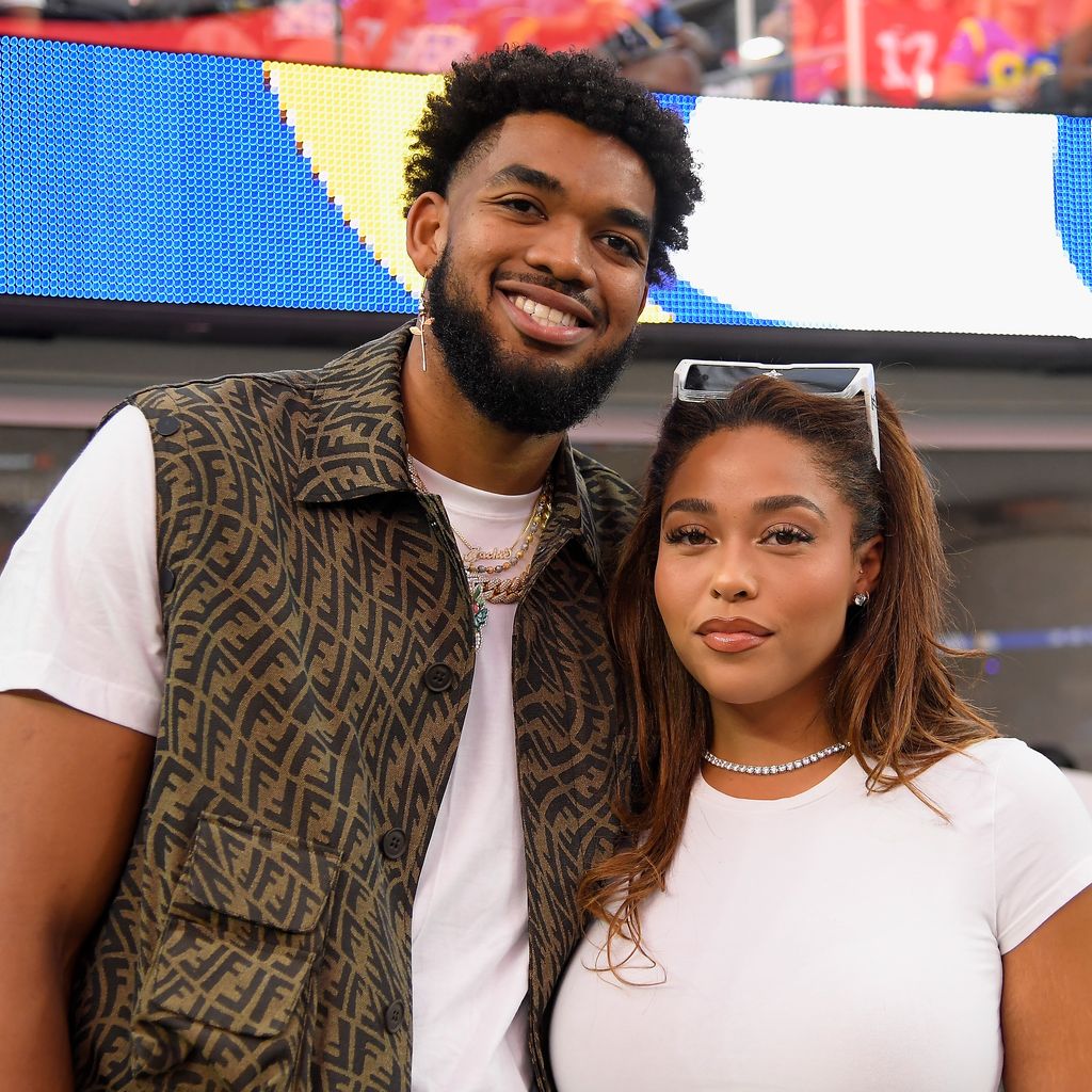 Karl-Anthony Towns und Jordyn Woods im September 2022