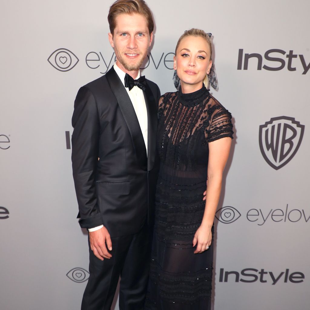 Karl Cook und Kaley Cuoco, 2018