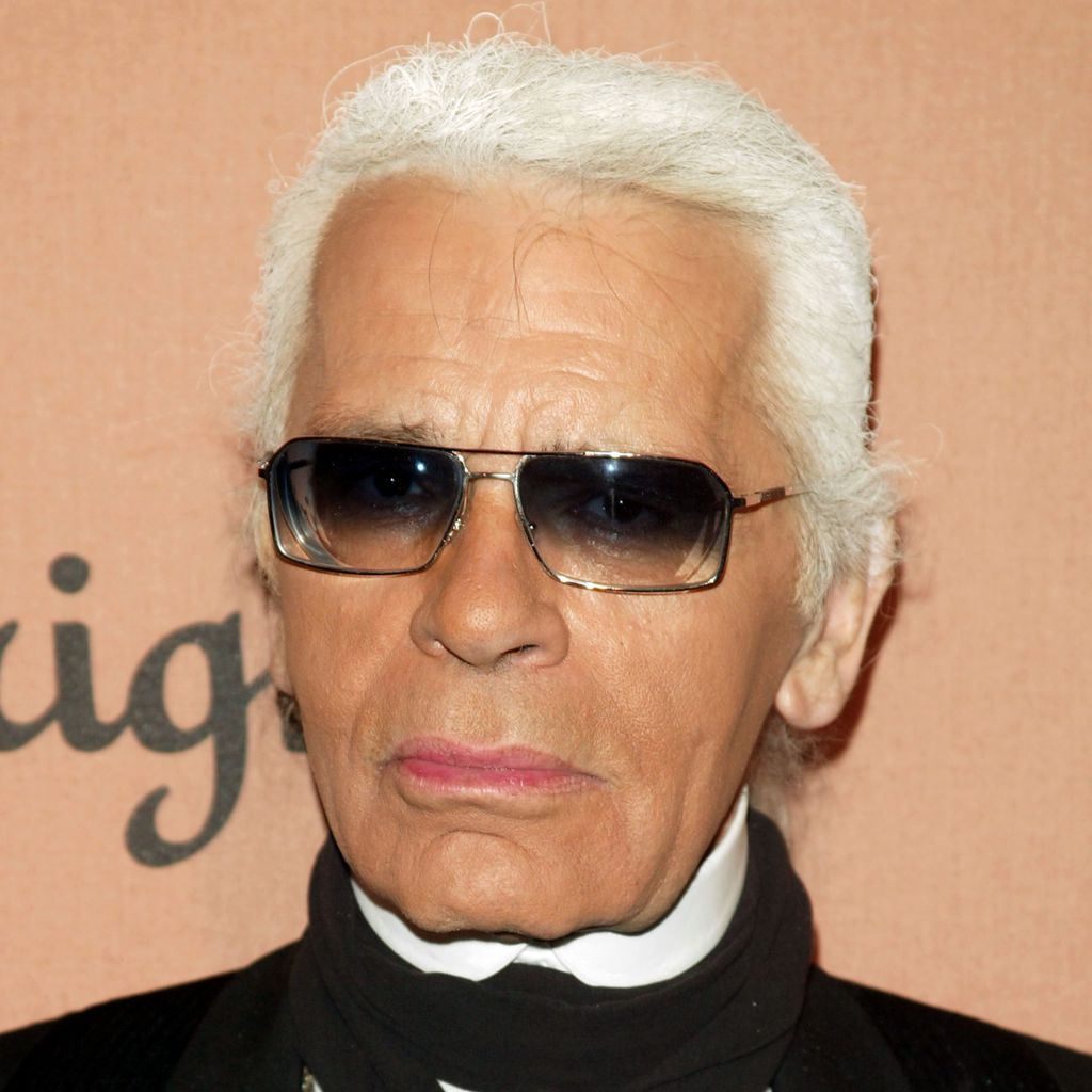 Karl Lagerfeld im uni 2005 in New York