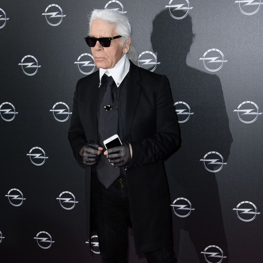 Karl Lagerfeld im Februar 2015