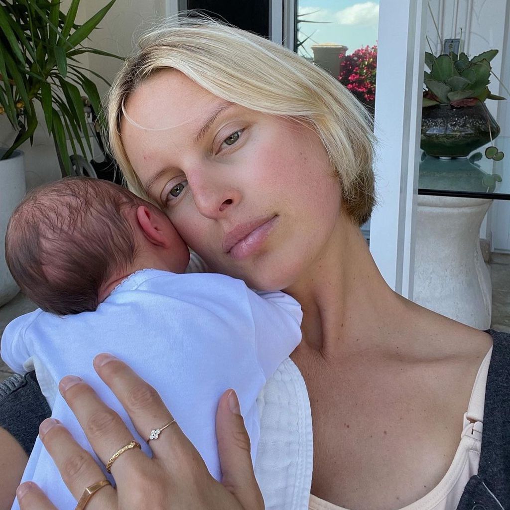 Karolina Kurkova und ihre Tochter Luna Grace im Mai 2021