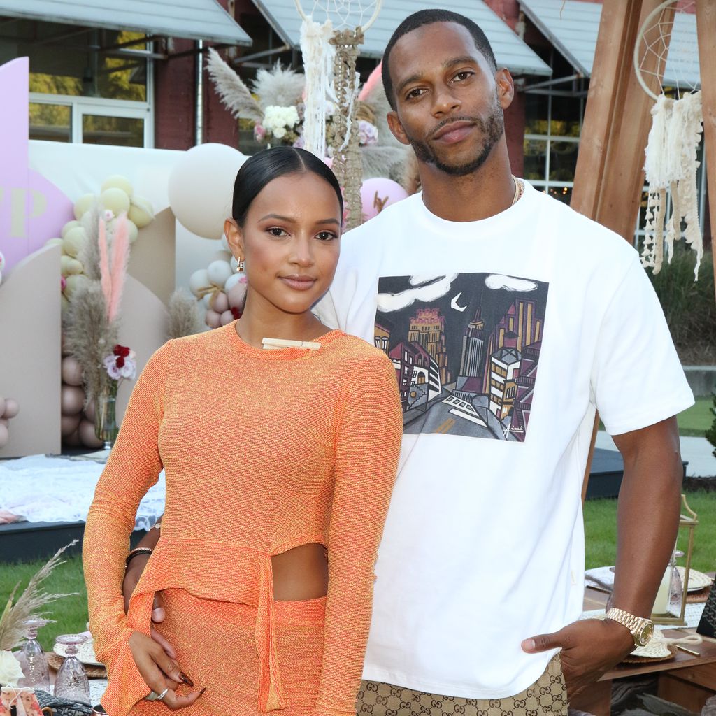 Karrueche Tran and Victor Cruz im September 2020