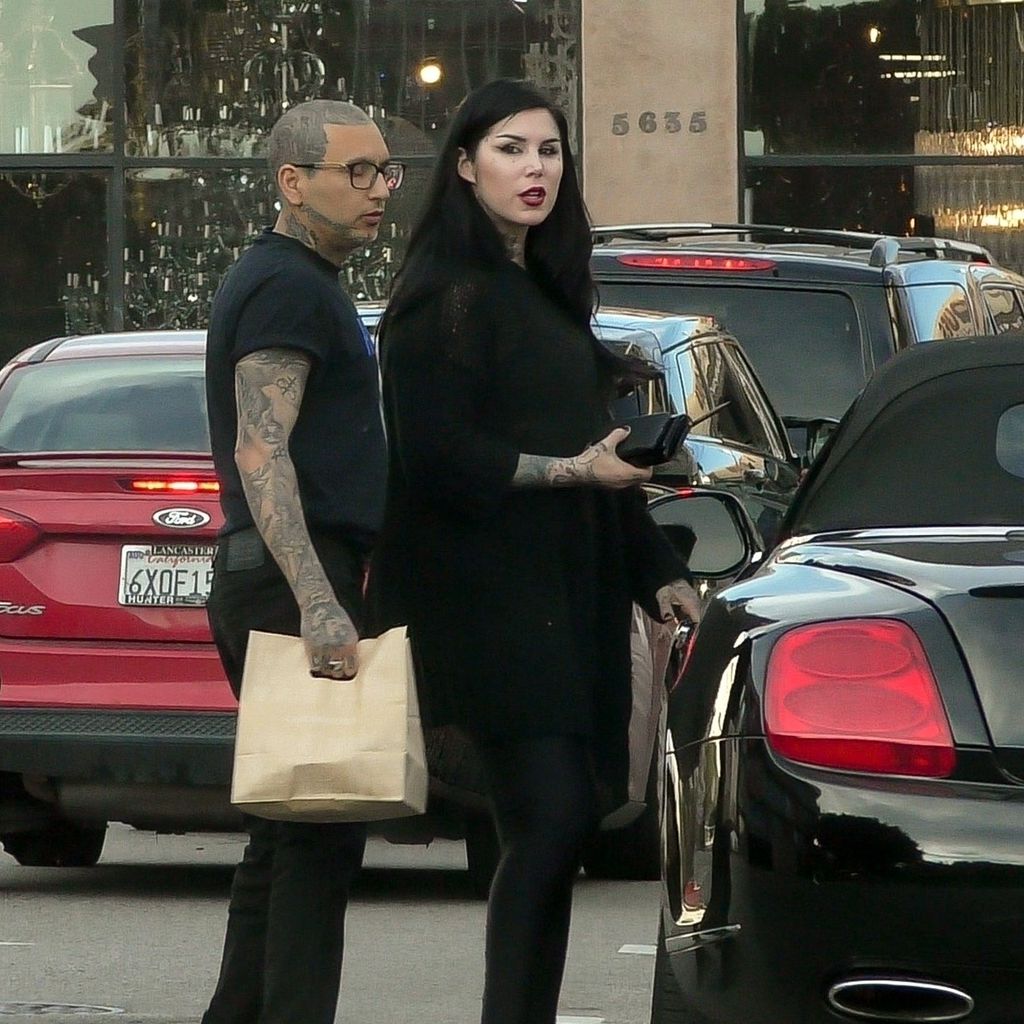 Kat Von D und Leafar Seyer im Januar 2020 in Los Angeles