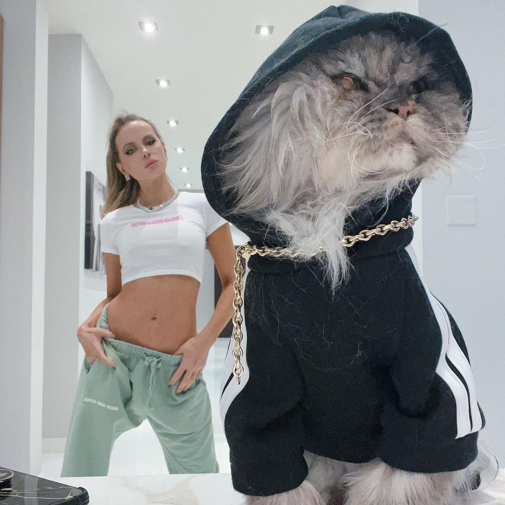 Kate Beckinsale und ihr Kater Clive