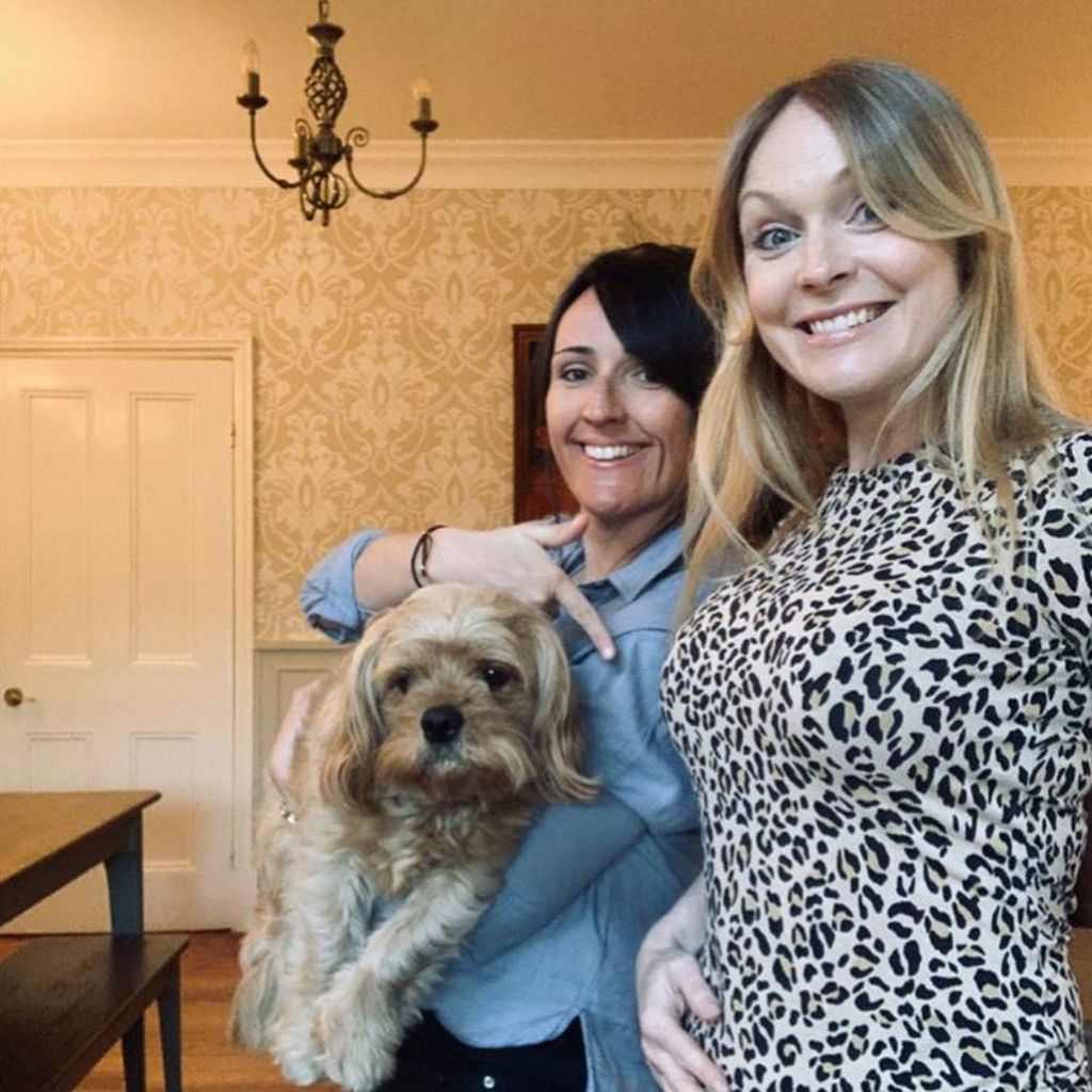 Kate Brooks und Michelle Hardwick, April 2020