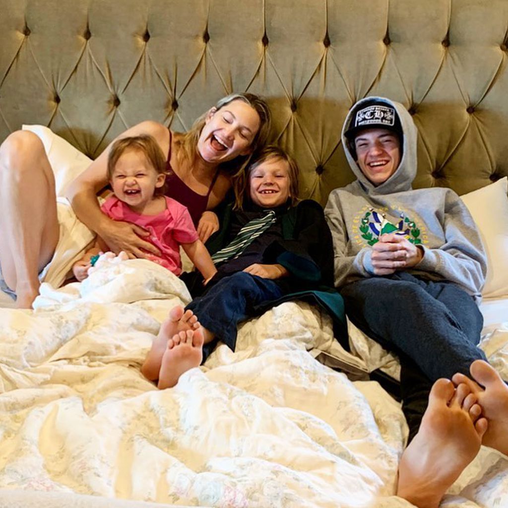 Kate Hudson und ihre Kinder Rani, Bingham und Ryder