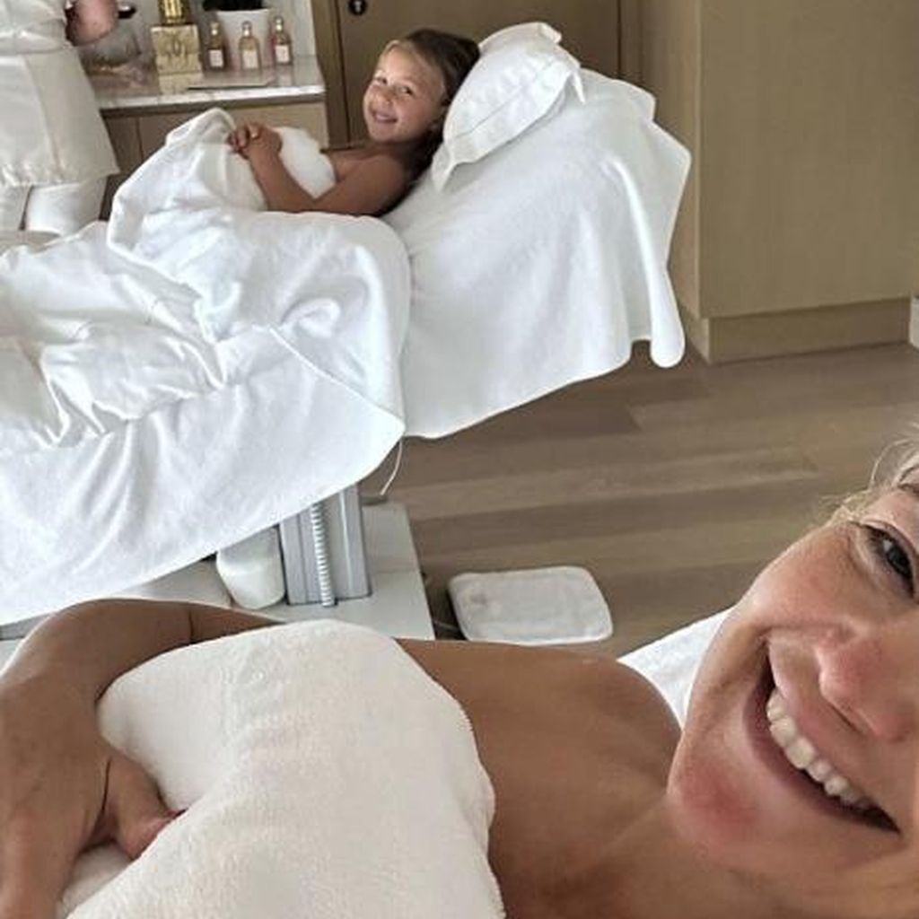 Kate Hudson mit Tochter Rani im Spa in Griechenland, März 2025