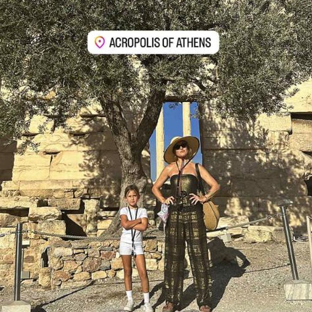 Kate Hudson und Tochter Rani in Athen