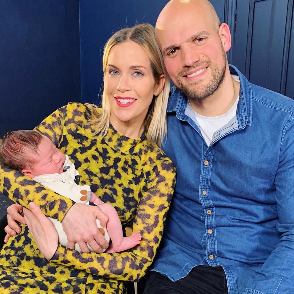 Kate Lawler mit ihrem Partner Martin und ihrer Tochter Noa
