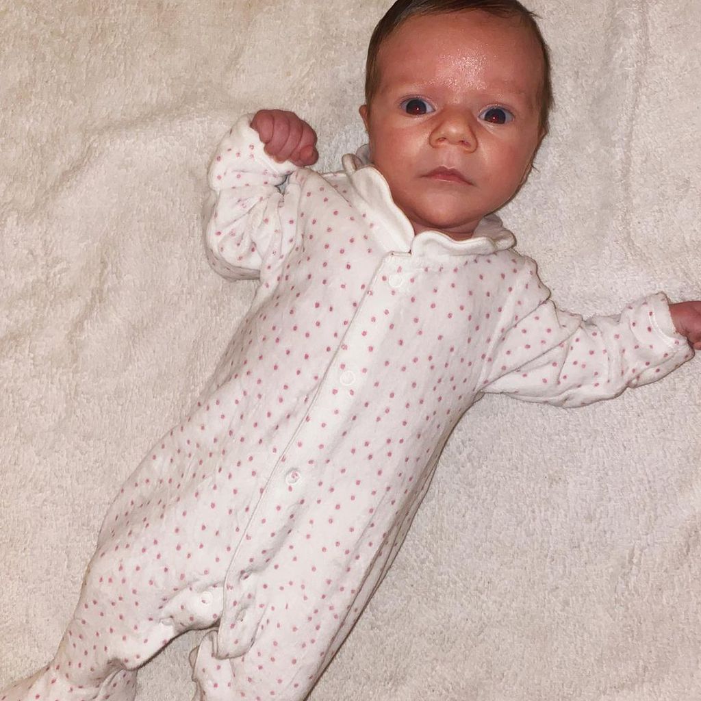 Kate Lawlers Baby Noa im März 2021