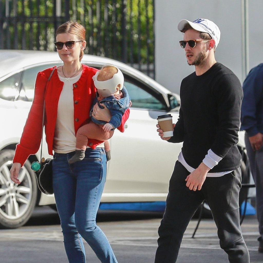 Kate Mara und Jamie Bell mit ihrer Tochter