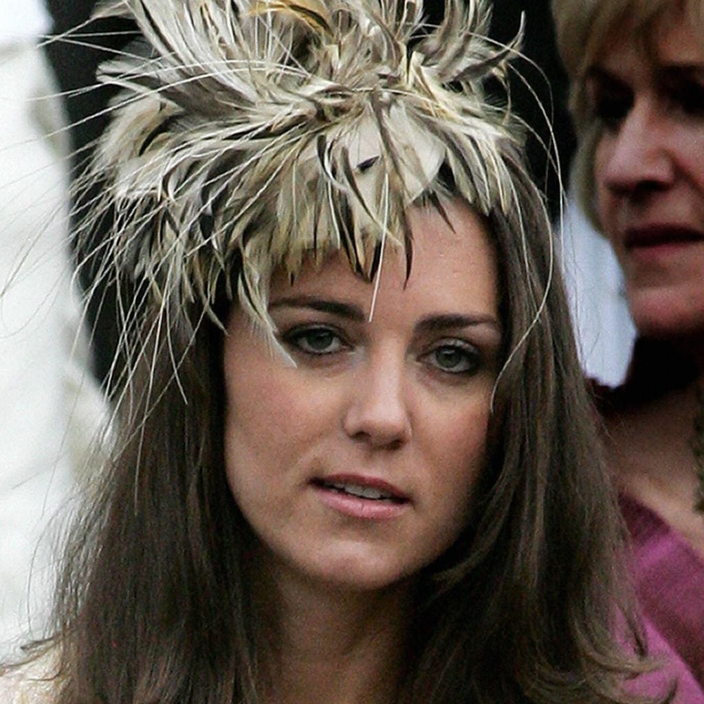 Kate Middleton nach der Trauung von Harry Lopes und Laura Parker-Bowles in Lacock, 2006