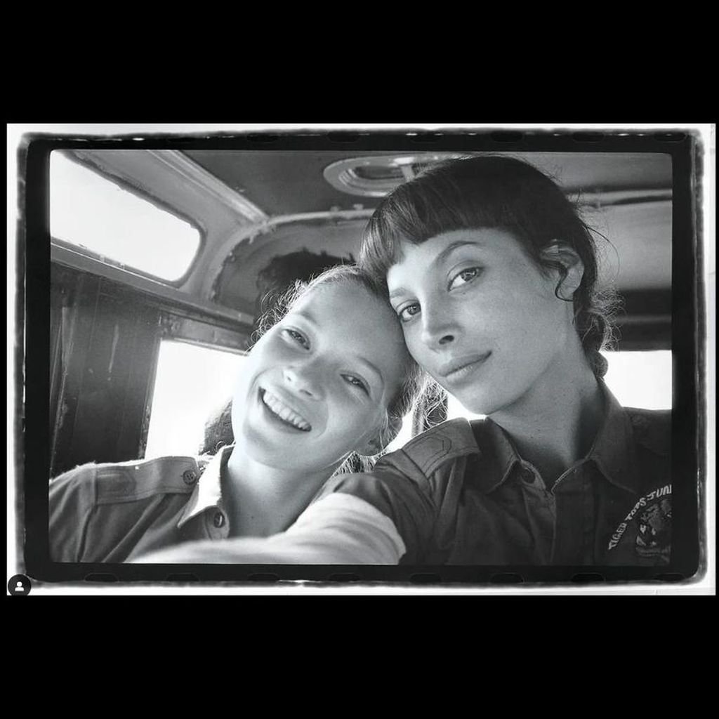 Model Kate Moss und Model Christy Turlington