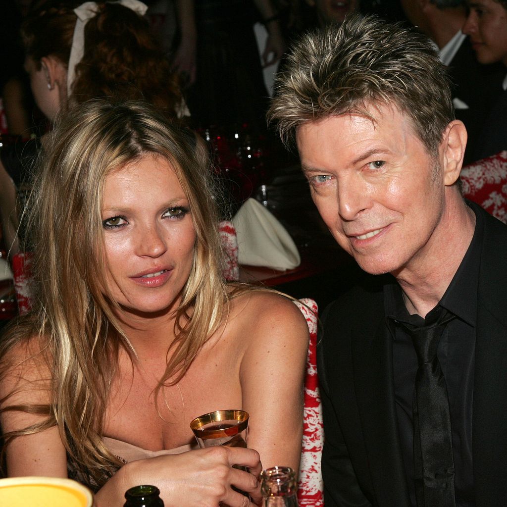 Kate Moss und David Bowie 2005 bei den Cfda Awards in New York City