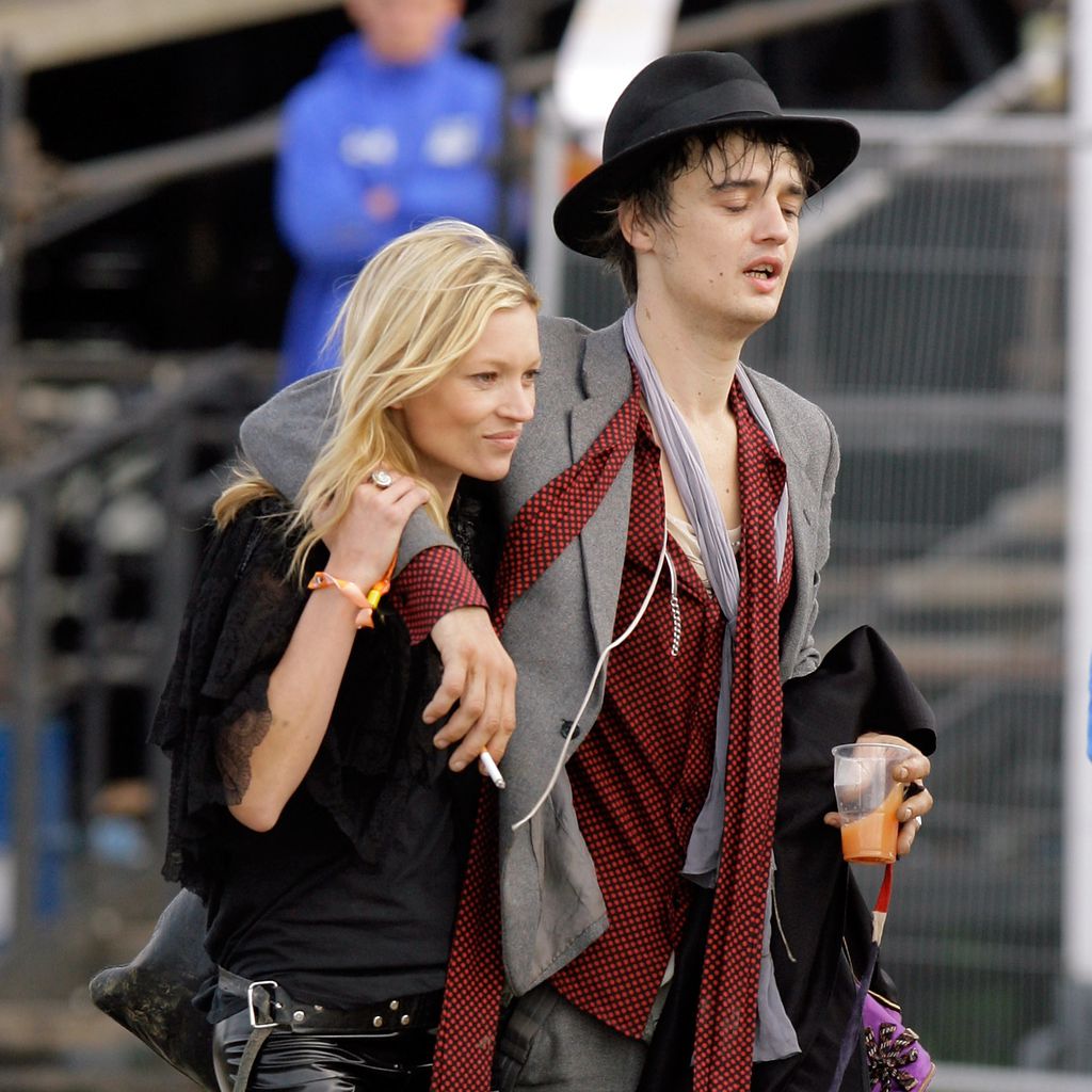 Kate Moss und Pete Doherty im Juni 2007 in Somerset