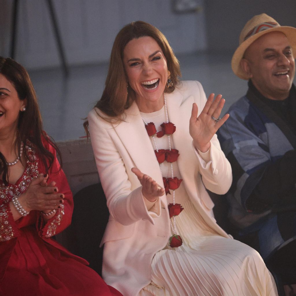 Besuch in Leicester: Kate, Prinzessin von Wales, applaudiert bei der Aakash Odedra Company am Golden Mile.