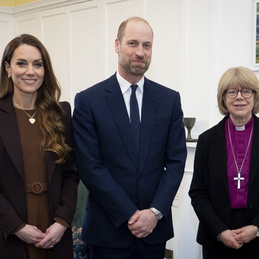 Kate, Prinzessin von Wales, und Prinz William treffen Erzbischöfin Dame Sarah Mullally im Lambeth Palace in London