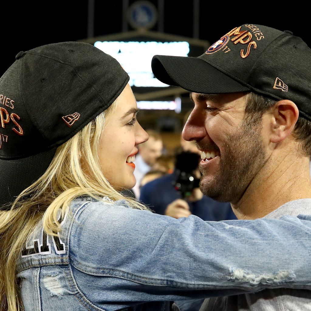Kate Upton und Justin Verlander im Baseball-Stadion