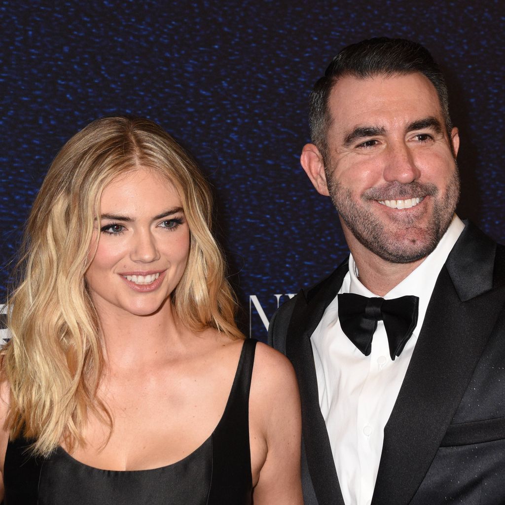 Kate Upton und Justin Verlander bei den Footwear News Achievement Awards in New York, November 2023