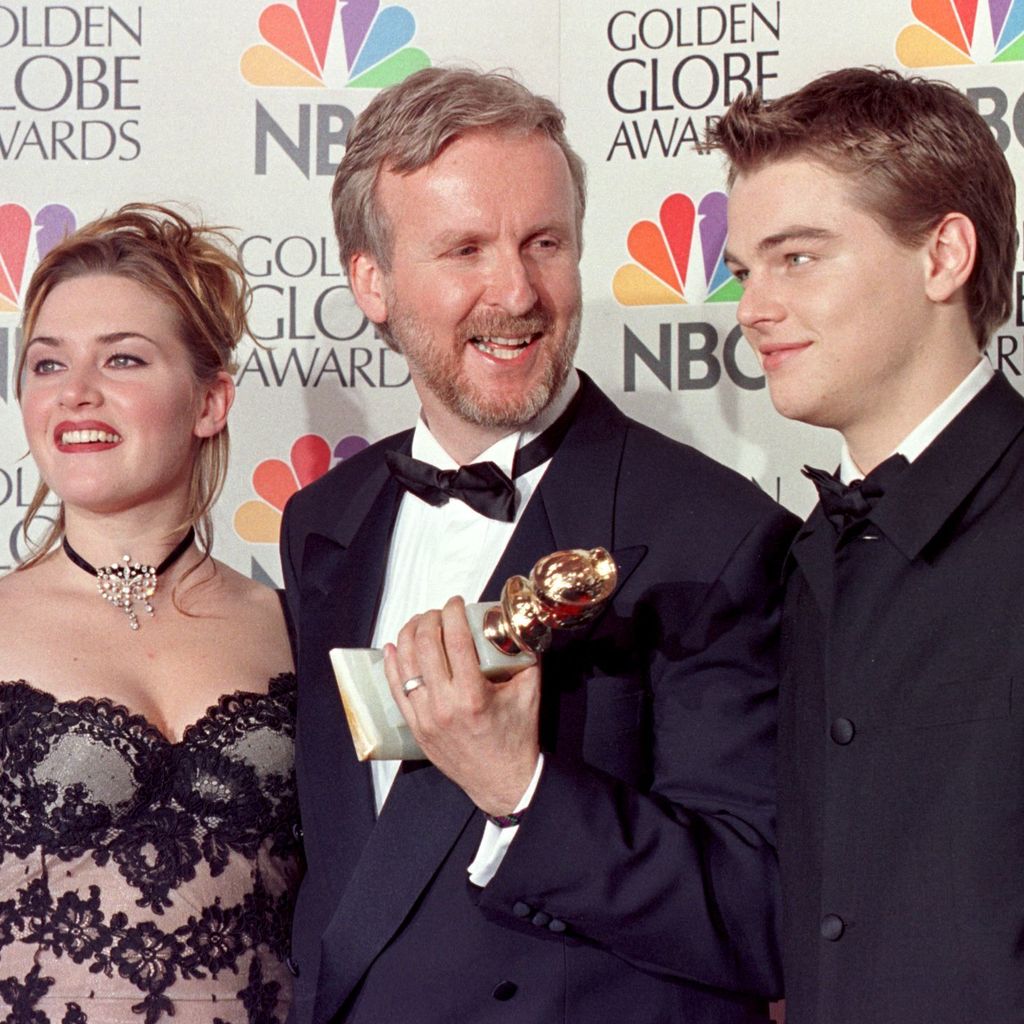 Leonardo DiCaprio, Kate Winslet, Titanic und James Cameron
