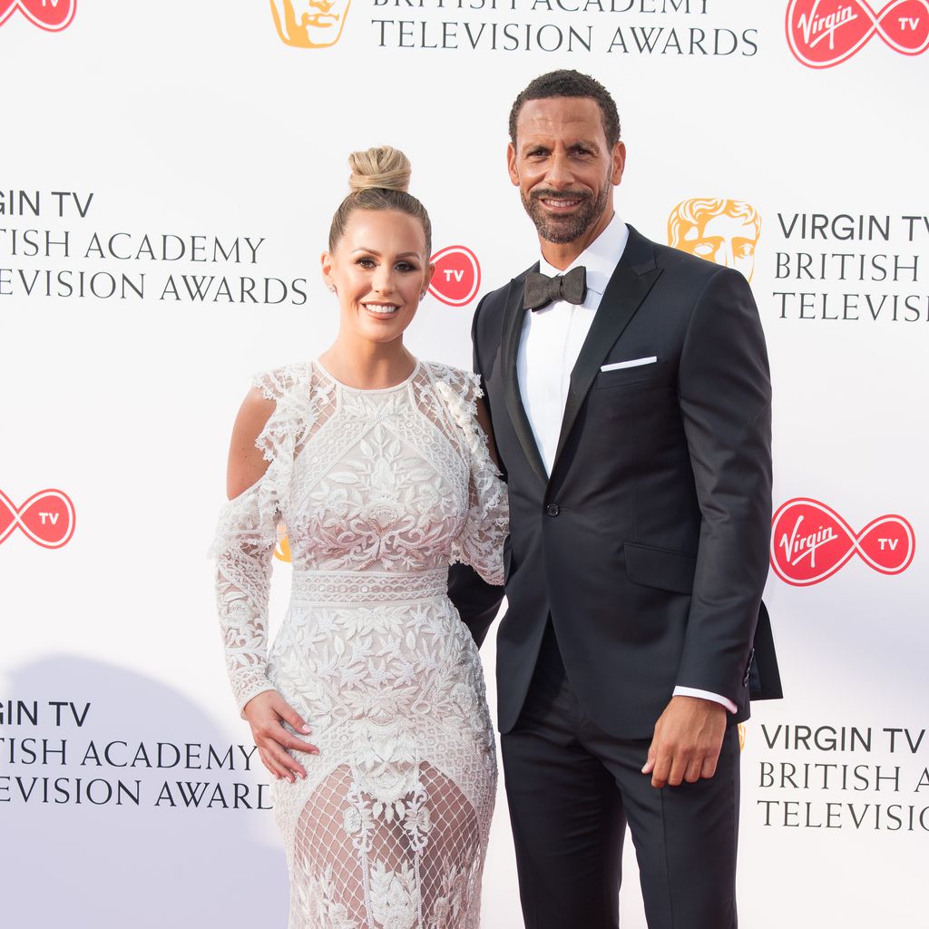 Kate Wright und Rio Ferdinand bei den Virgin TV British Academy Television Awards