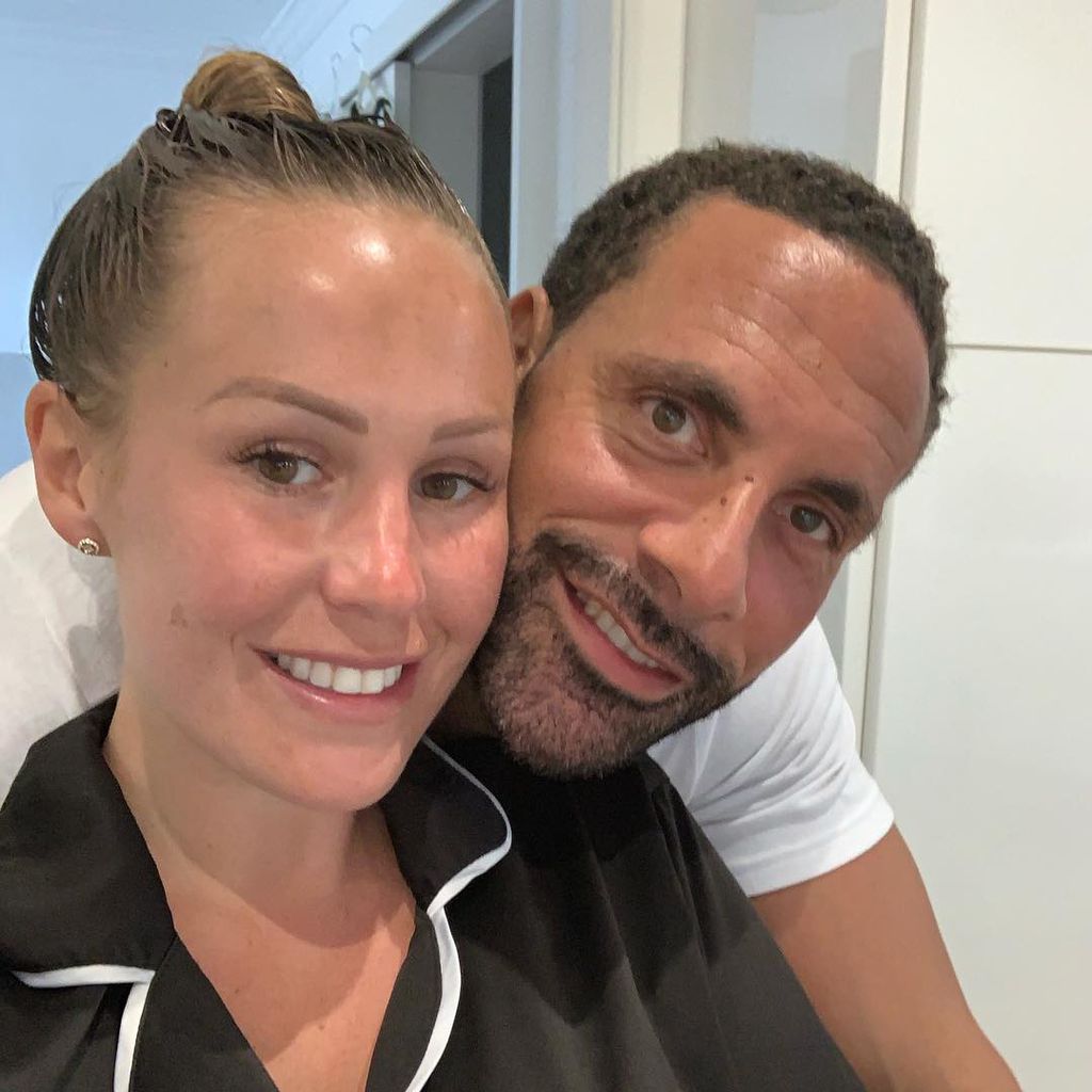 Kate Wright und Rio Ferdinand
