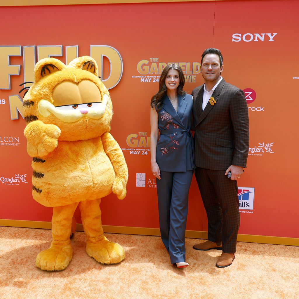 Katherine Schwarzenegger und Chris Pratt bei der Premiere von "The Garfield Movie"