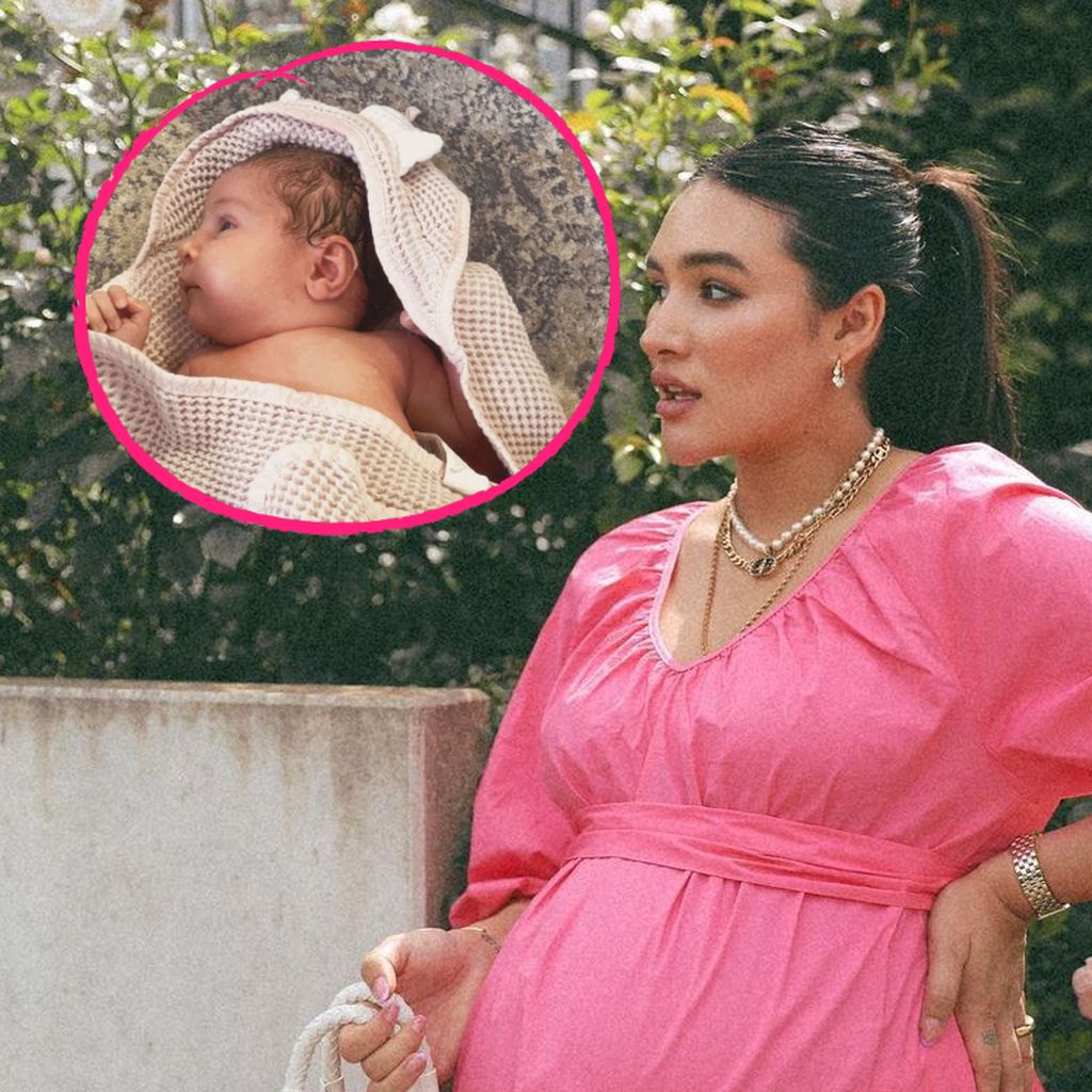 Katharina Damm und ihr Baby Lorena Mara