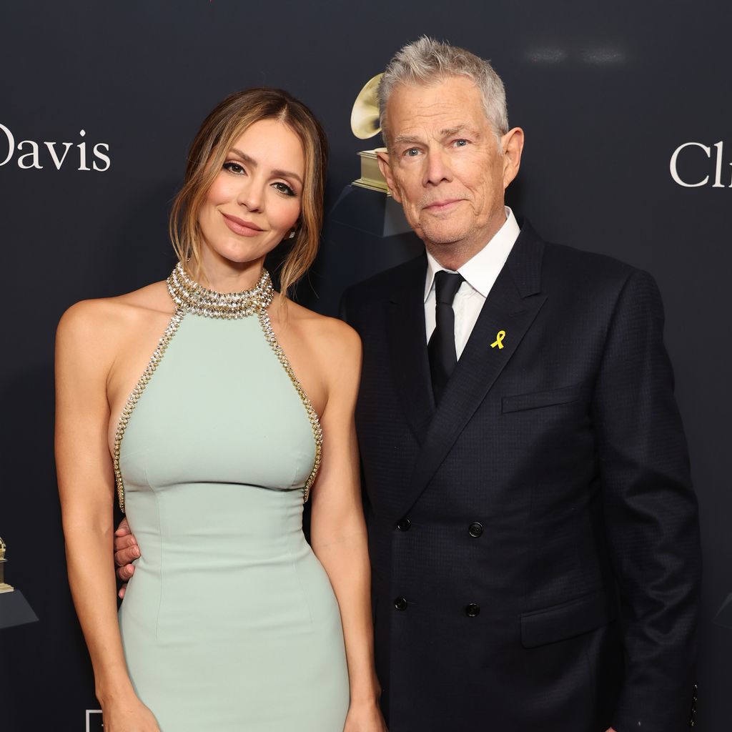 Katharine McPhee und David Foster im Februar 2024