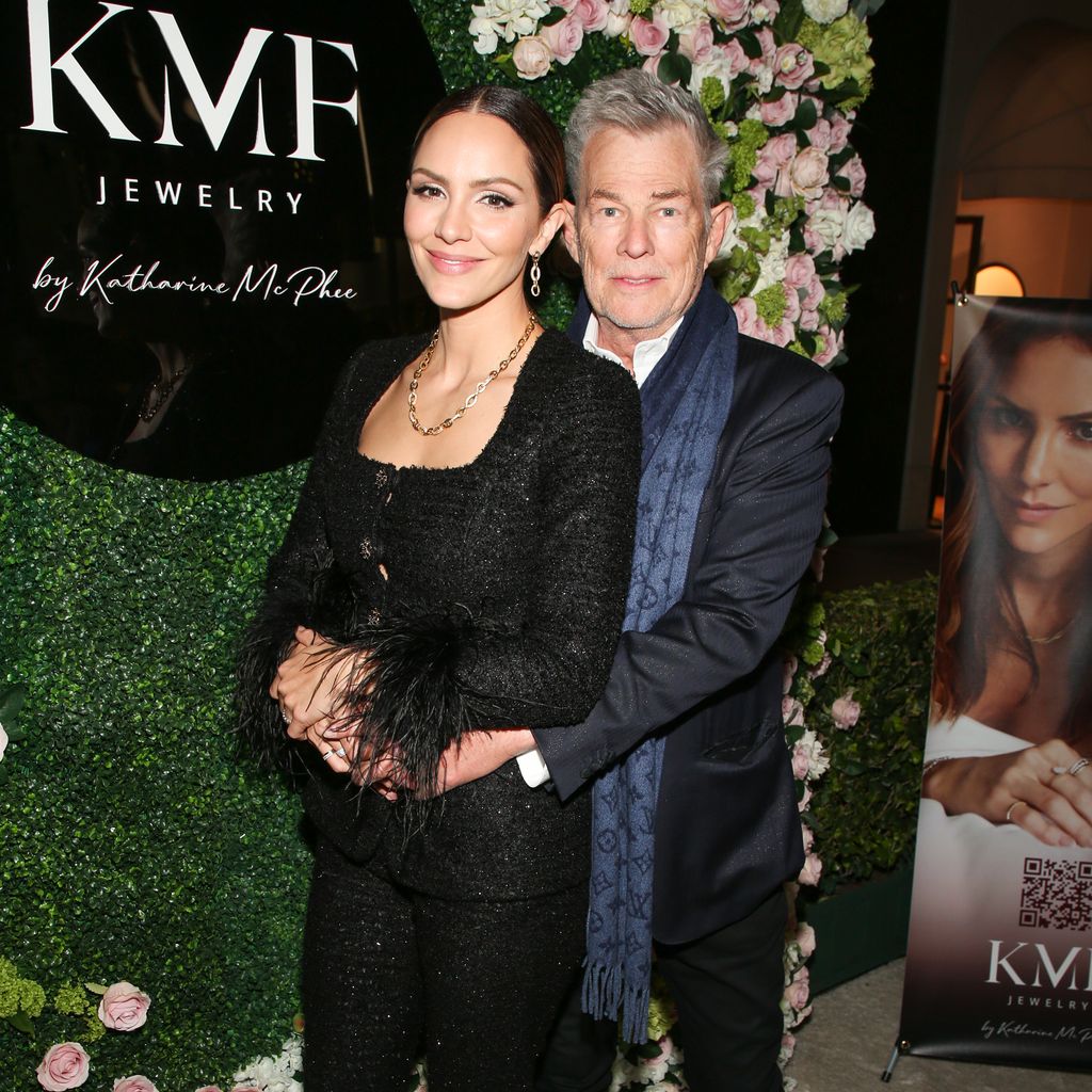Katharine McPhee und David Foster im November 2022