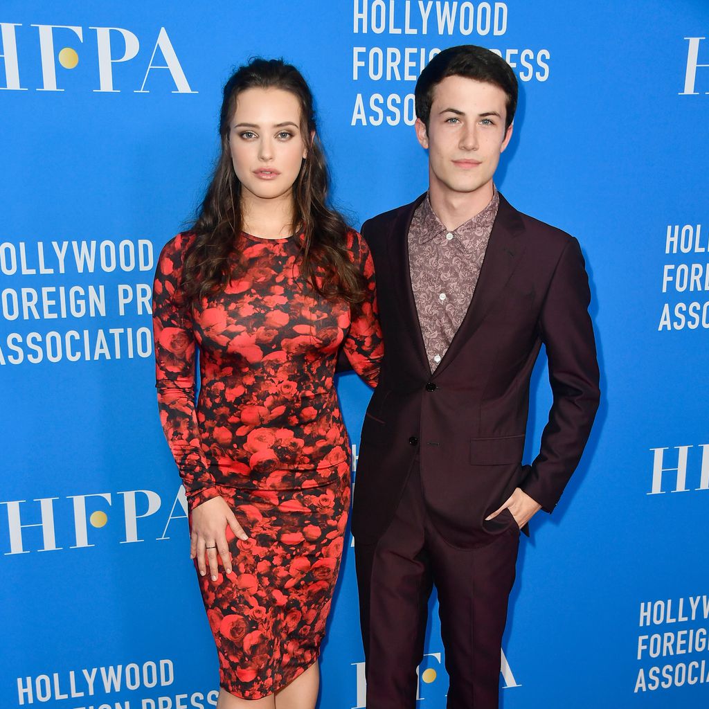 Katherine Langford (Hannah Baker) und Dylan Minnette (Clay Jensen) bei einem Event in Beverly Hills