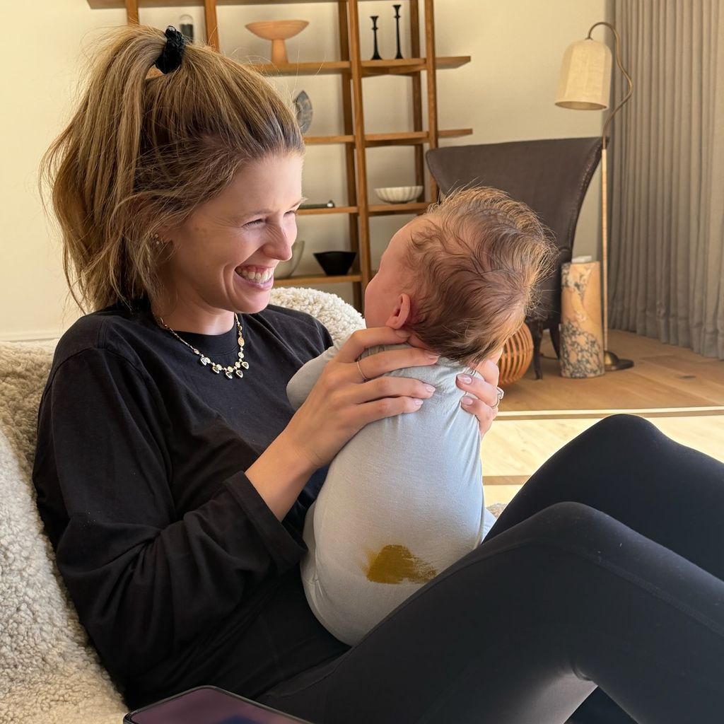 Katherine Schwarzenegger mit ihrem Sohn Ford, Januar 2025