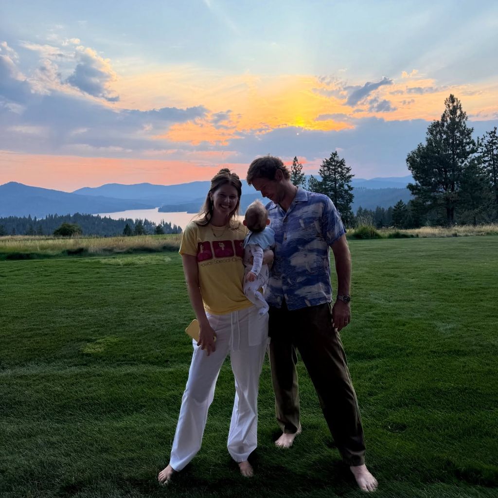 Katherine Schwarzenegger und Chris Pratt mit dem einjährigen Sohn Ford