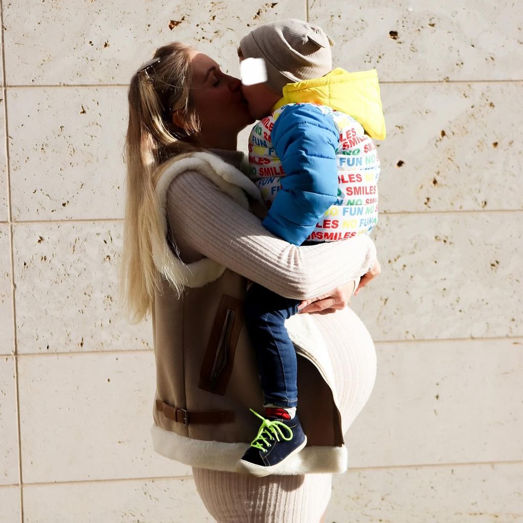 Kathi Wagener mit Sohn Leo