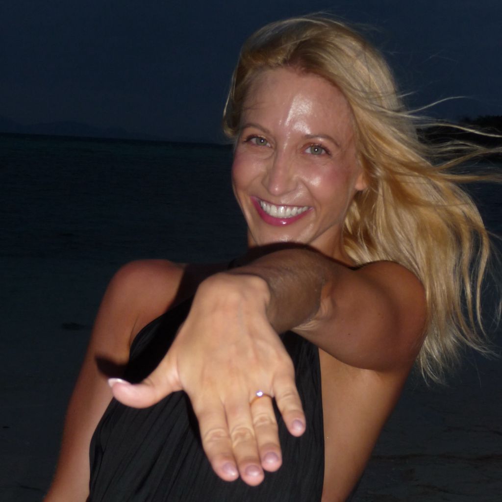 Kathrin Menzinger posiert