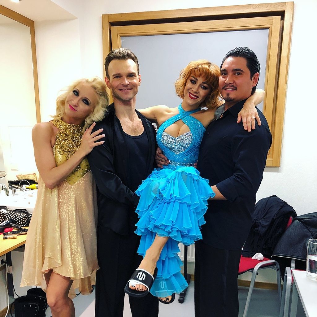 Kathrin Menzinger, Vadim Garbuzov, Oana Nechiti und Erich Klann, Januar 2019