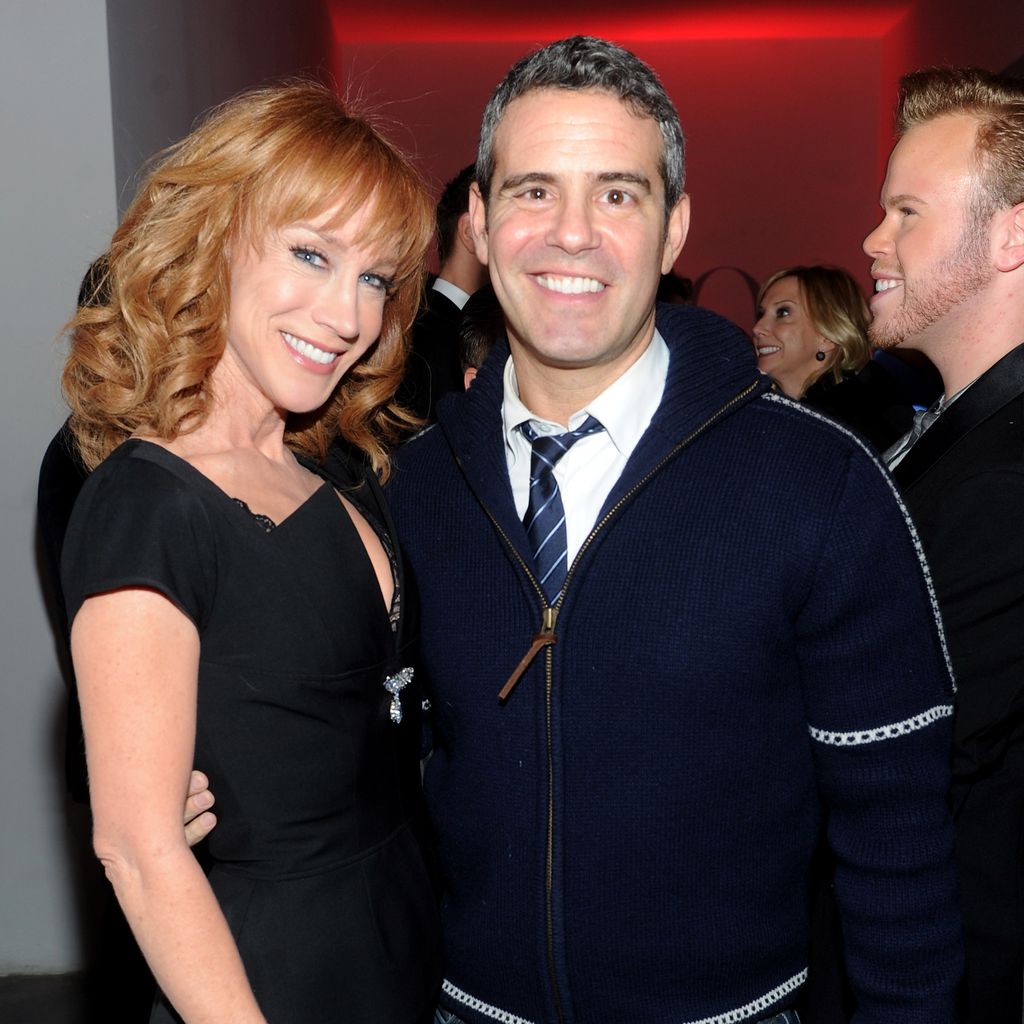 Kathy Griffin und Andy Cohen im November 2011