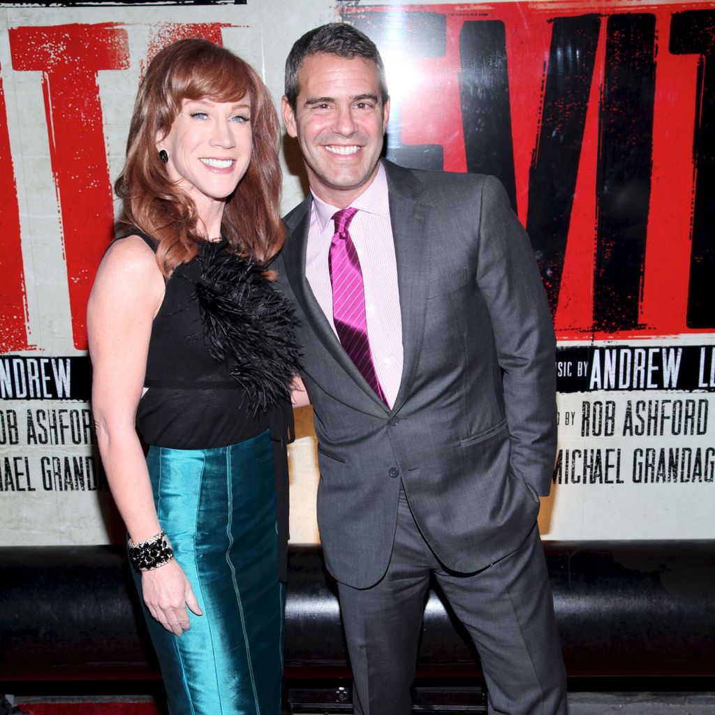 Kathy Griffin und Andy Cohen im Jahr 2012