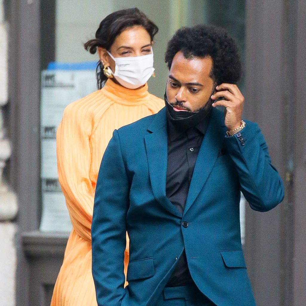 Katie Holmes mit Bobby Wooten III in New York