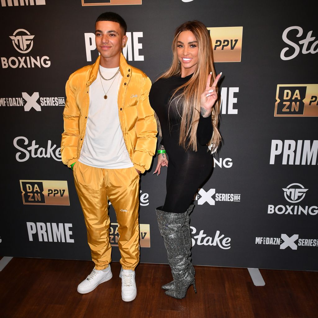 Katie Price mit ihrem Sohn Junior Andre, Januar 2023