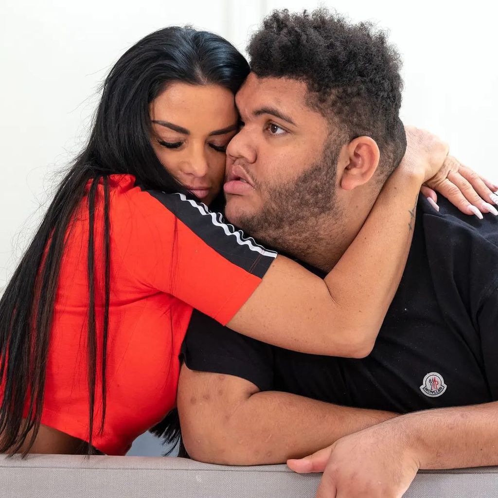Katie Price mit ihrem Sohn Harvey