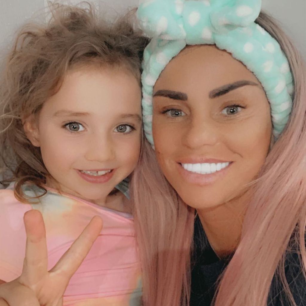 Katie Price mit ihrer Tochter Bunny