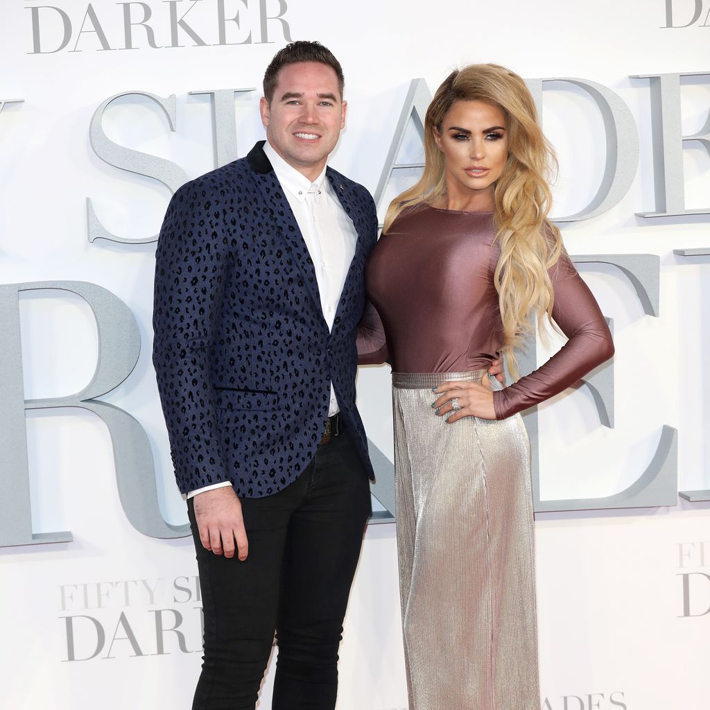 Katie Price und Kieran Hayler auf der UK-Premiere zu "Fifty Shades Darker" in London