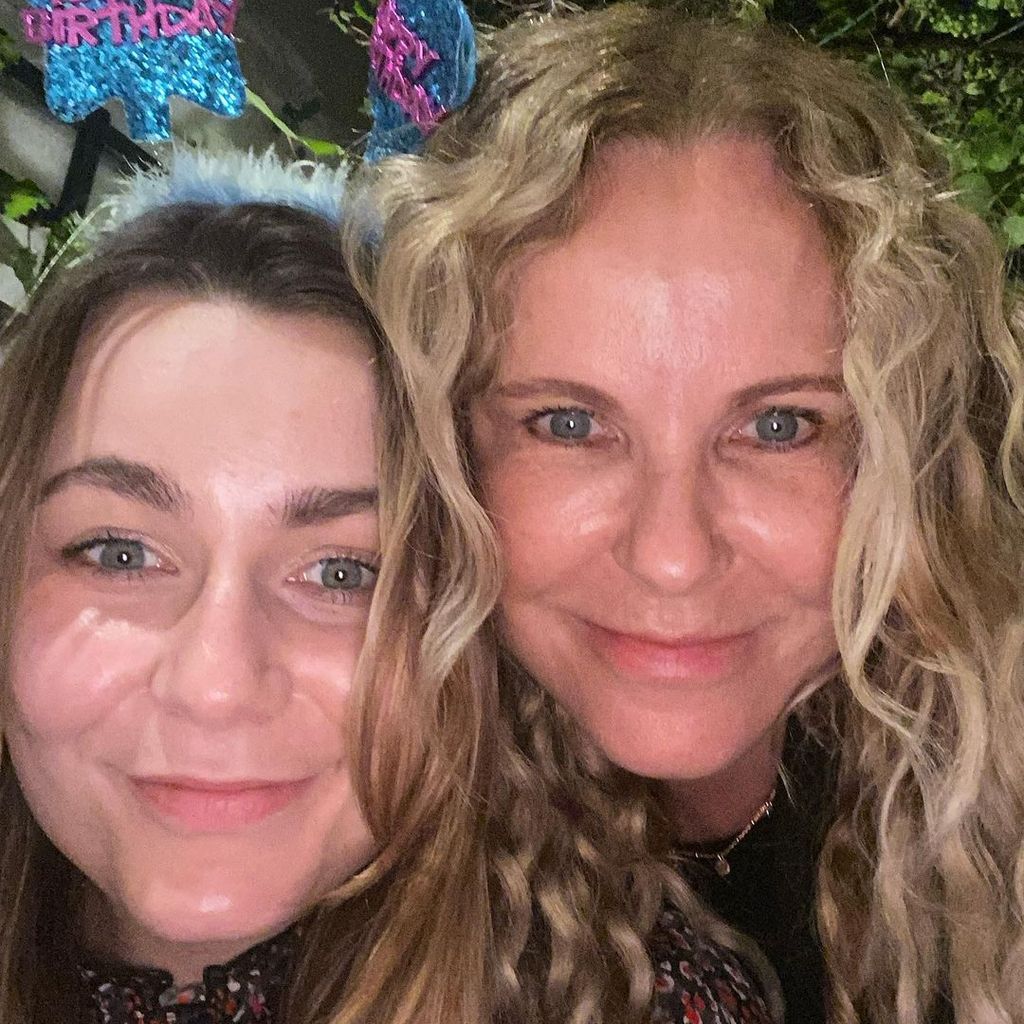Katja Burkhard mit ihrer Tochter Marie-Therese